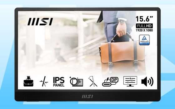 Prezzo minimo storico per il monitor portatile MSI