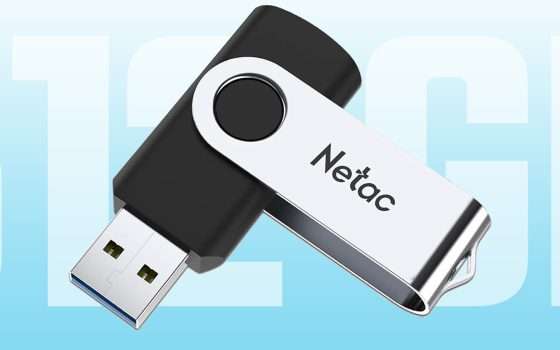 Pendrive Netac da 512 GB a 19€: l'affare al Prime Day