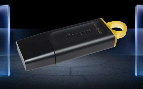 Pen Drive Kingston 128GB: -56% per la Chiavetta USB top quality