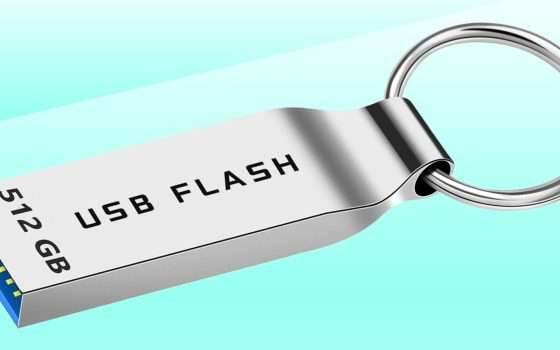 Pendrive da 512 GB a 13,99€: l'affare da mettere in tasca