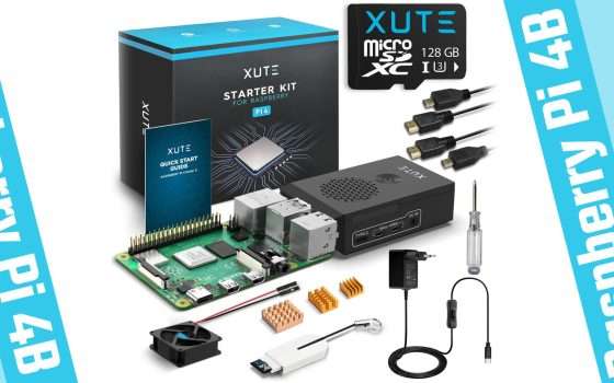 Raspberry Pi 4B: -70€ sul kit Xute con il coupon