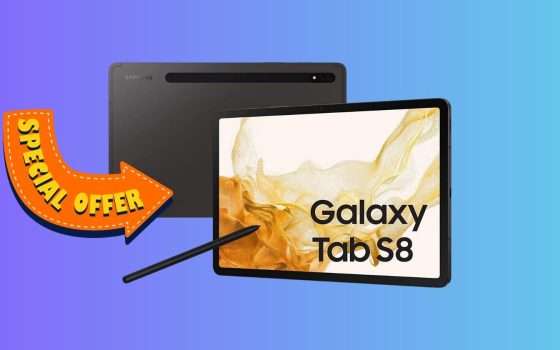 Samsung Galaxy Tab S8, Prime Day: tutti lo voglio a questo prezzo