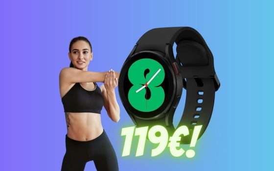 Samsung Galaxy Watch4, SPETTACOLO Prime Day: solo 119€