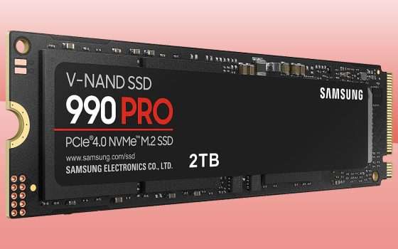 Samsung 990 PRO: la SSD 2TB al prezzo minimo