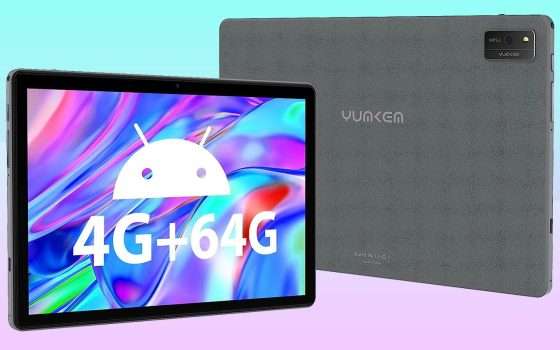 Solo 68€ per questo tablet Android: attiva il coupon