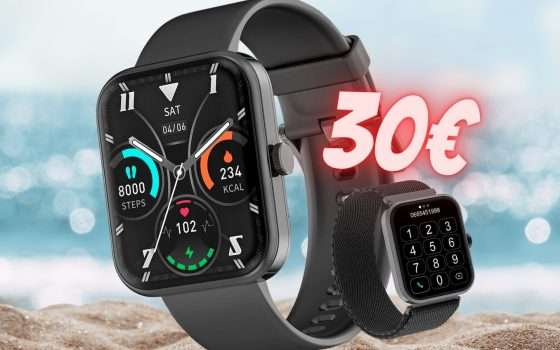 Smartwatch con chiamate Bluetooth a soli 30€, AFFARE unico