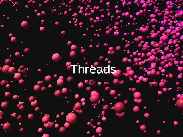 L'interfaccia Web di Threads