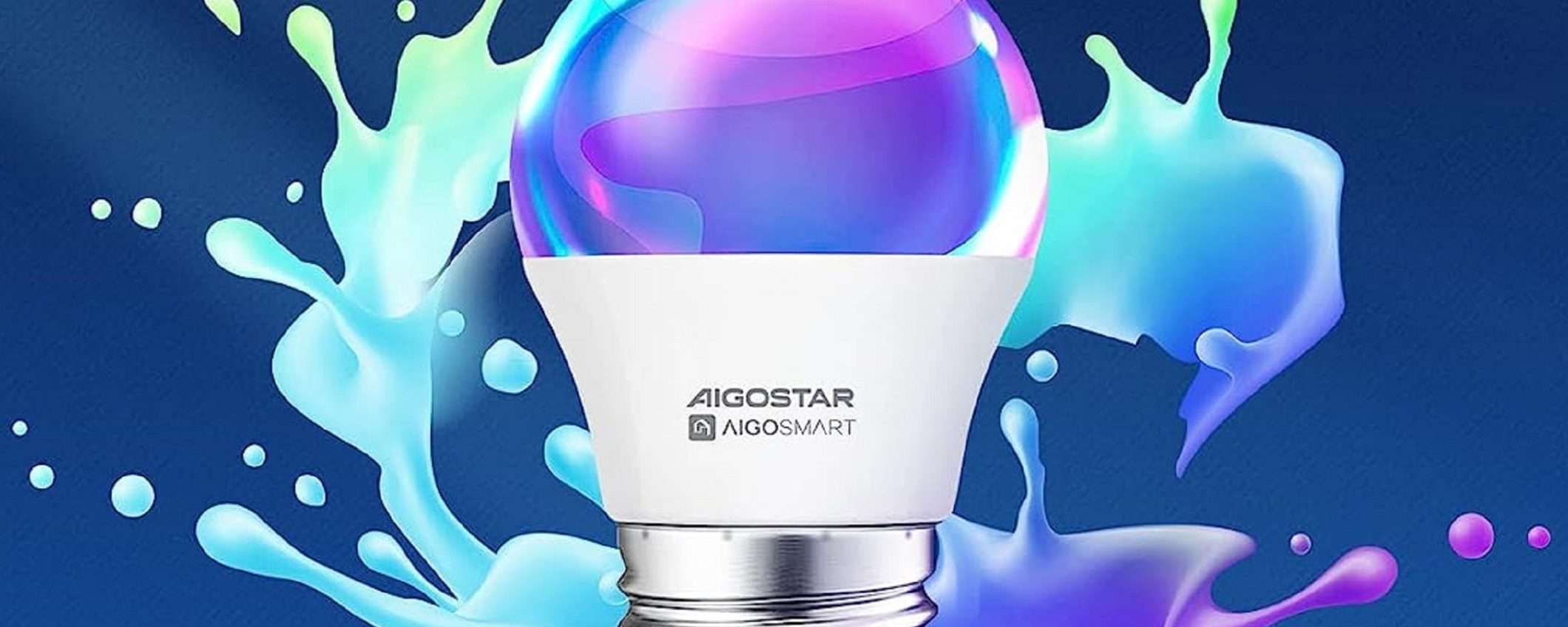 Lampadina Smart Aigostar: tanta tecnologia e qualità a soli 5€