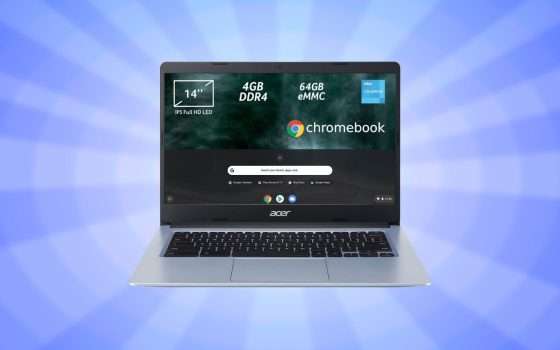 Chromebook Acer in offerta su Amazon a meno di 200 euro