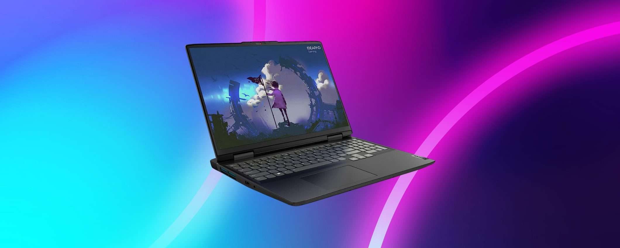 Notebook Lenovo da gaming con i5 e RTX 3050 in offerta su Amazon