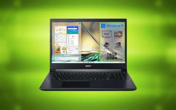 Il notebook da gaming che cercavi: potente Acer con 200 euro di sconto