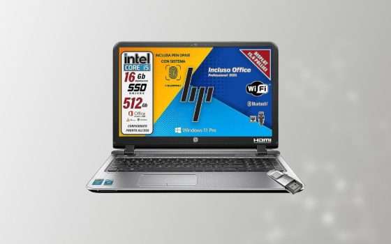 Notebook HP ricondizionato in offerta su Amazon (-20%)