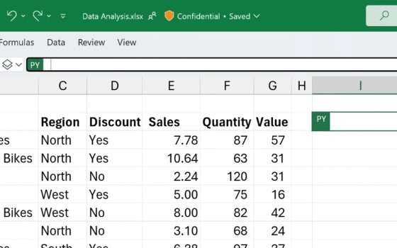 Microsoft integra Python in Excel