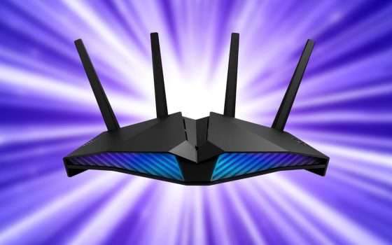 Router WiFi 6 ASUS: sembra un'astronave ed è in SCONTO (-15%)