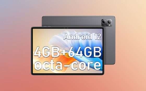 Tablet Android a soli 72€ con questo DOPPIO SCONTO Amazon