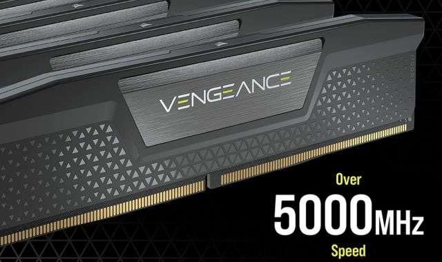 Velocità RAM DDR5 Corsair Vengeance