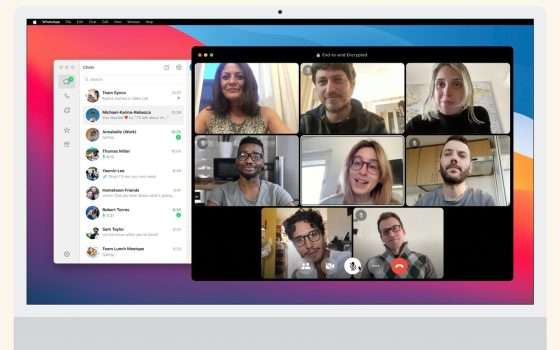 WhatsApp per macOS: nuova app con chiamate di gruppo