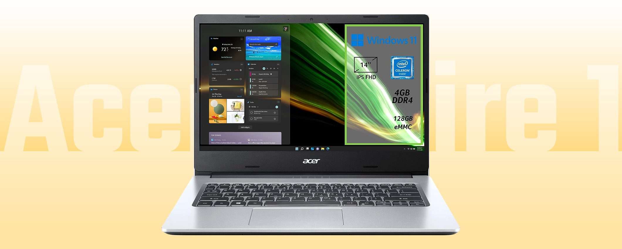 A 249€, questo notebook Acer è imperdibile