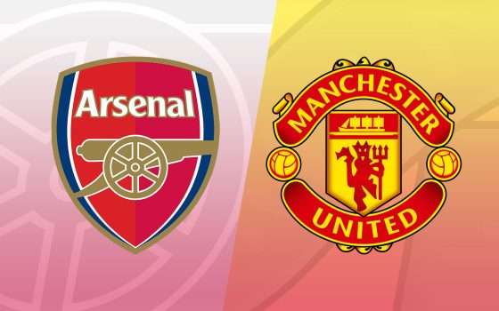 Come vedere Arsenal-Manchester United in  streaming