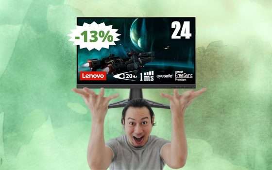 Monitor da Gaming Lenovo da 24