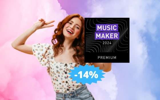 Music Maker 2024 Premium: finalmente in SCONTO