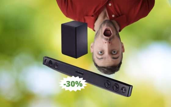 Soundbar LG: tanta potenza in MEGA sconto (-30%)