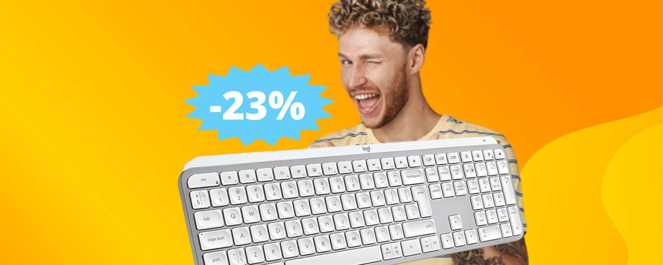 Tastiera Logitech MX Keys S: alta qualità in SCONTO