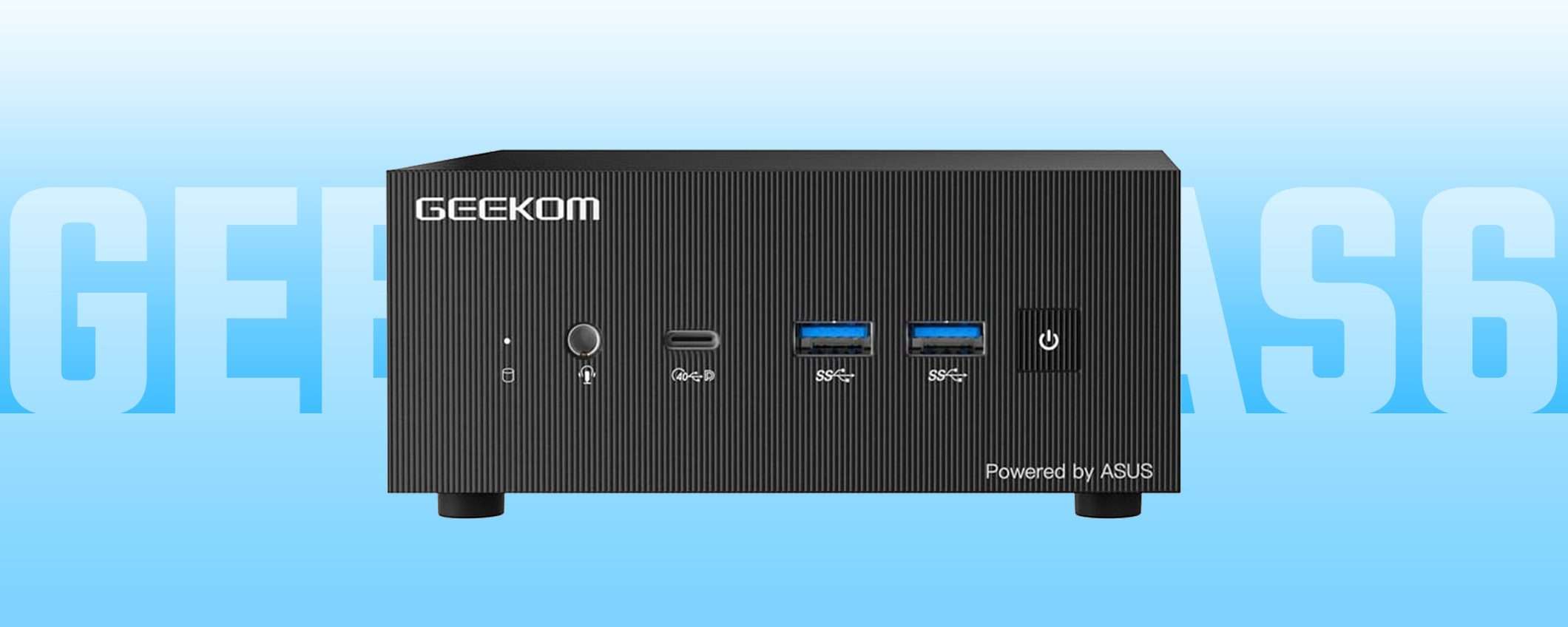 GEEKOM AS6, Mini PC top di gamma in sconto di 120€