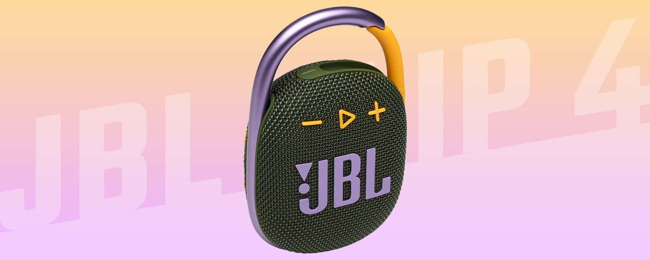 JBL CLIP 4 a -37% è un affare da cogliere al volo