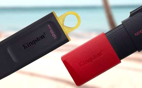 Sconto di Ferragosto: due pendrive Kingston da 128GB a 8€