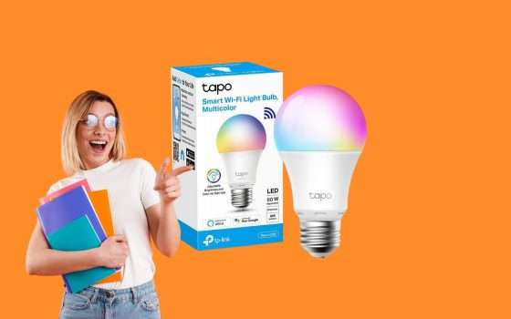 Lampadina WiFi Intelligente Tapo a un prezzo REGALO