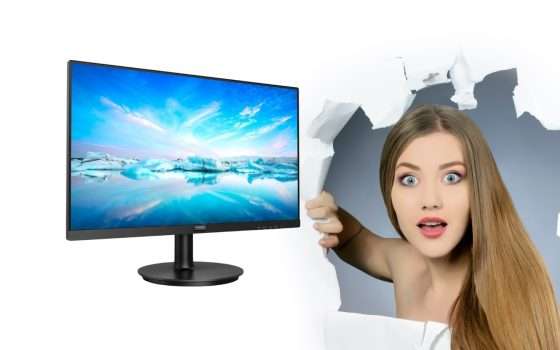 Monitor Philips SPETTACOLARE tuo a 84€ su Amazon