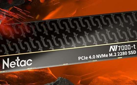 SSD Netac (2 TB, NVMe) al minimo storico per la Festa di Prime