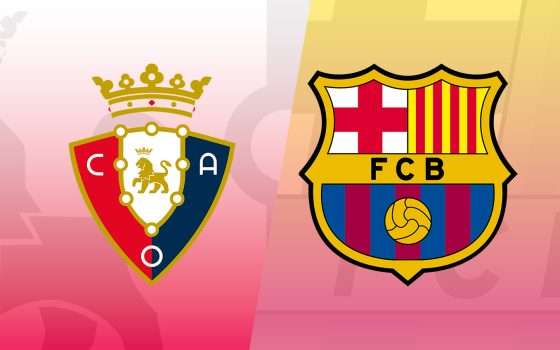 Come vedere Osasuna-Barcellona in diretta streaming