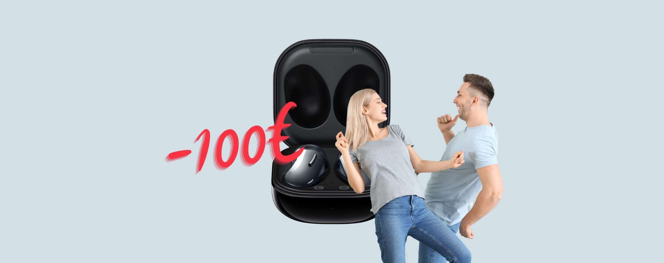 Samsung Galaxy Buds Live: i più confortevoli a 100€ di SCONTO