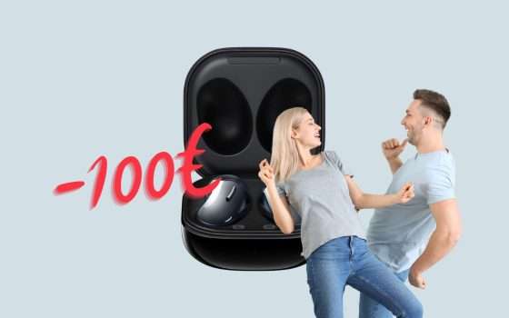 Samsung Galaxy Buds Live: i più confortevoli a 100€ di SCONTO