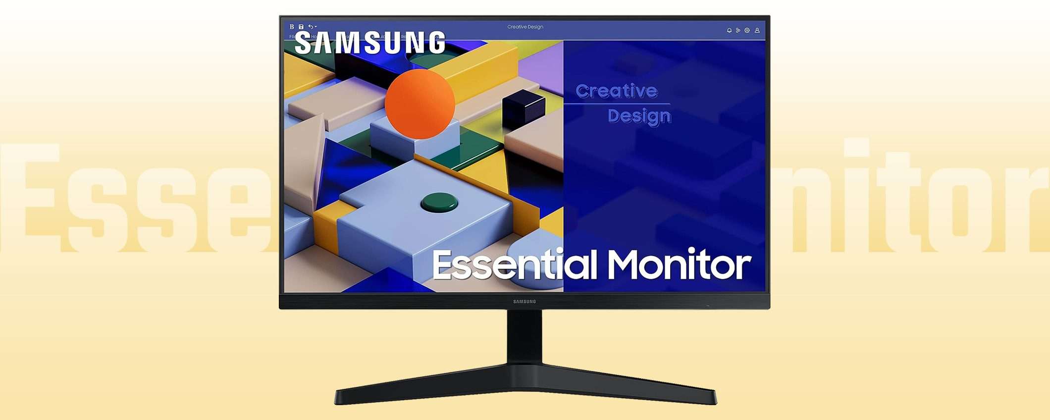 Questo monitor Samsung a 89€ è quasi regalato