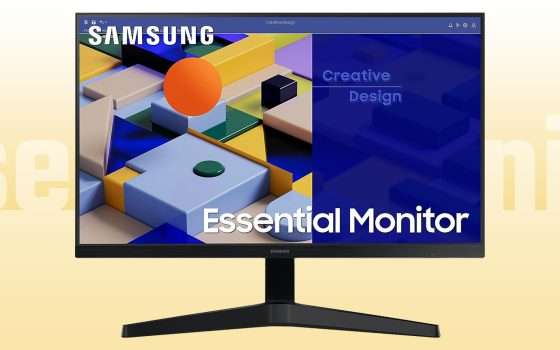 Questo monitor Samsung a 89€ è quasi regalato