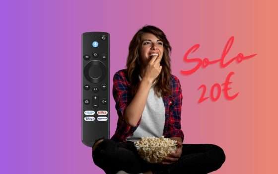 Telecomando Fire TV Stick 4K Vocale Alexa a soli 20€