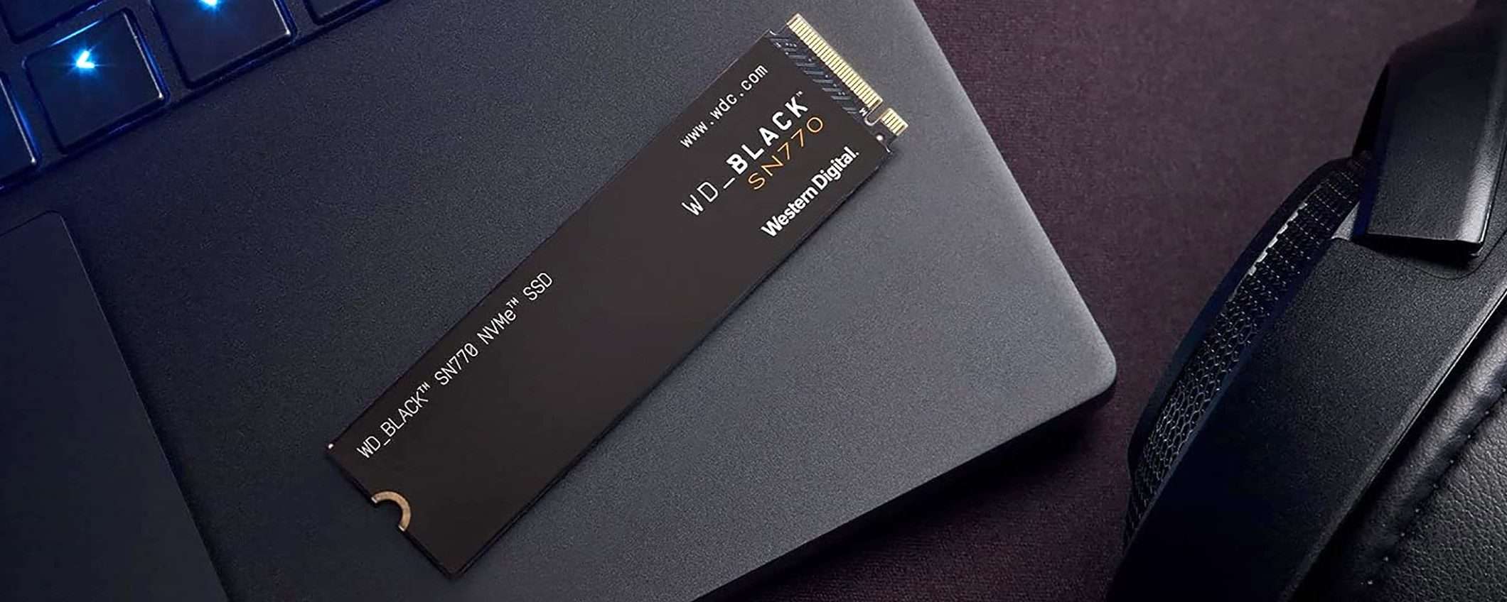 SSD 2 TB (PCIe Gen4) WD_BLACK SN770: il prezzo è crollato