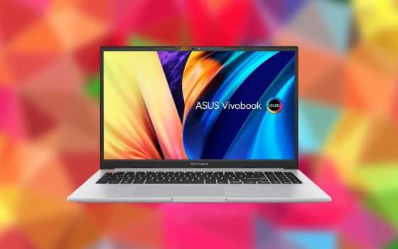 ASUS Vivabook con OLED, i7, 16GB RAM e SSD da 512GB in sconto Amazon (-100€)