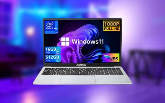 Notebook con 16GB RAM, SSD 512GB e Intel con DOPPIO SCONTO Amazo