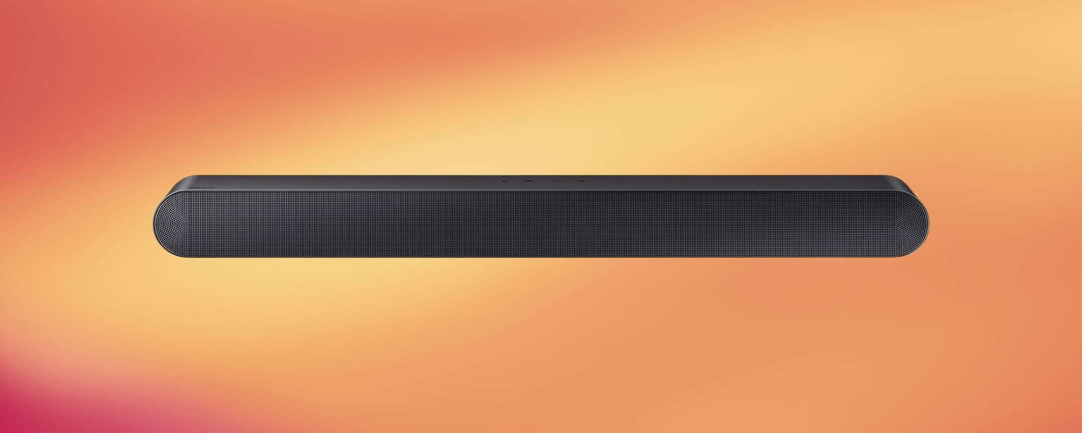 Soundbar Samsung 5 canali: OCCASIONE AMAZON (-44%)