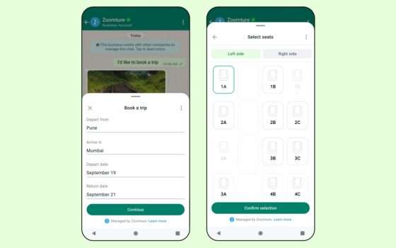 WhatsApp: servizi con Flows e acquisti in chat