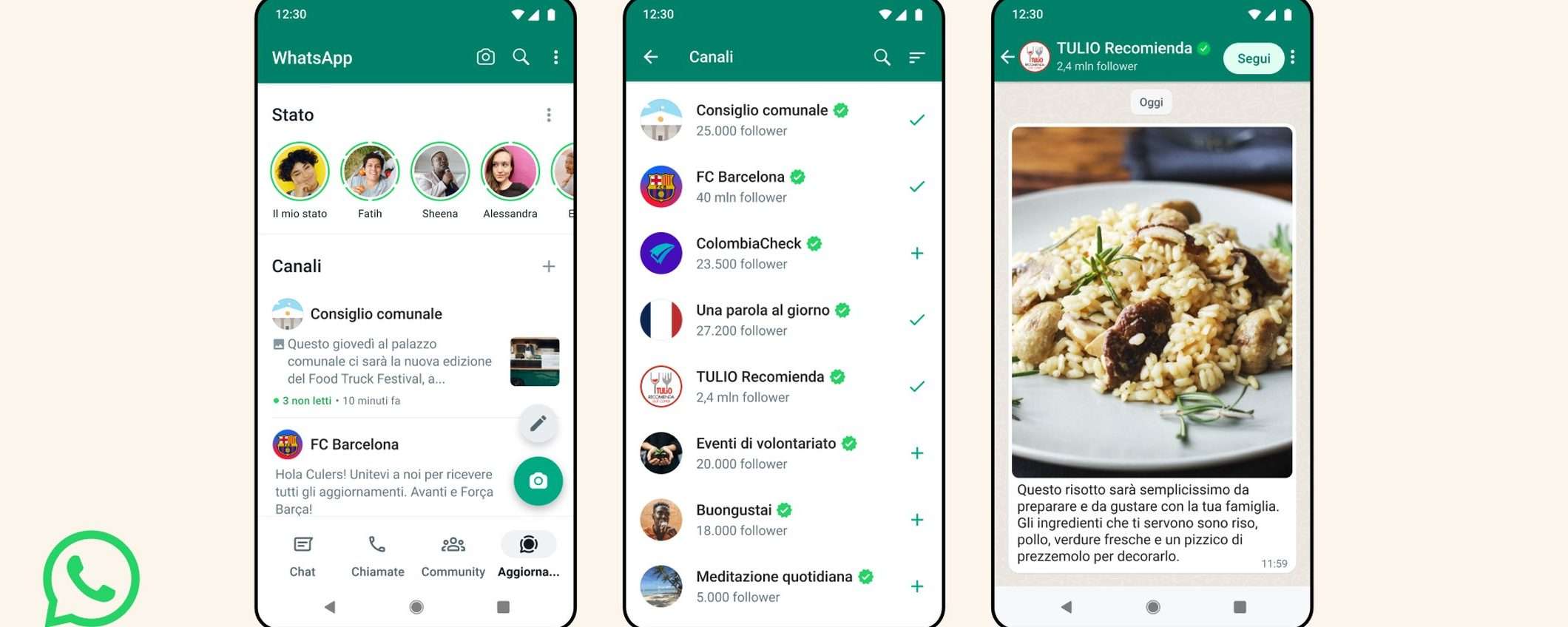 WhatsApp: filtri per la ricerca nei Canali