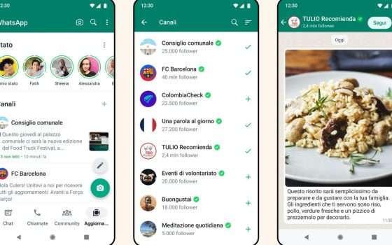 WhatsApp: filtri per la ricerca nei Canali