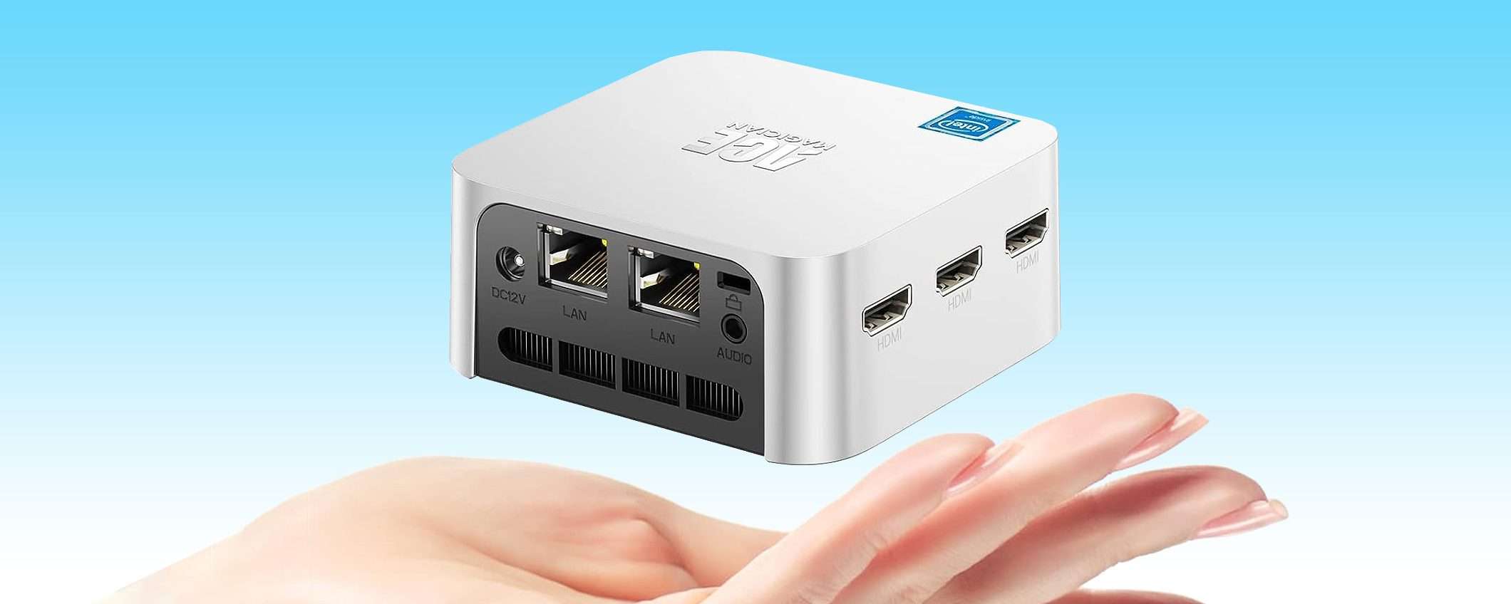 Mini PC con CPU Intel e Windows 11: doppio sconto (coupon)