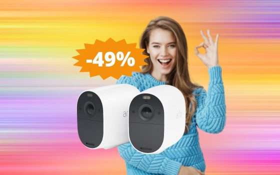 Arlo Essential: videosorveglianza per esterni in sconto FOLLE