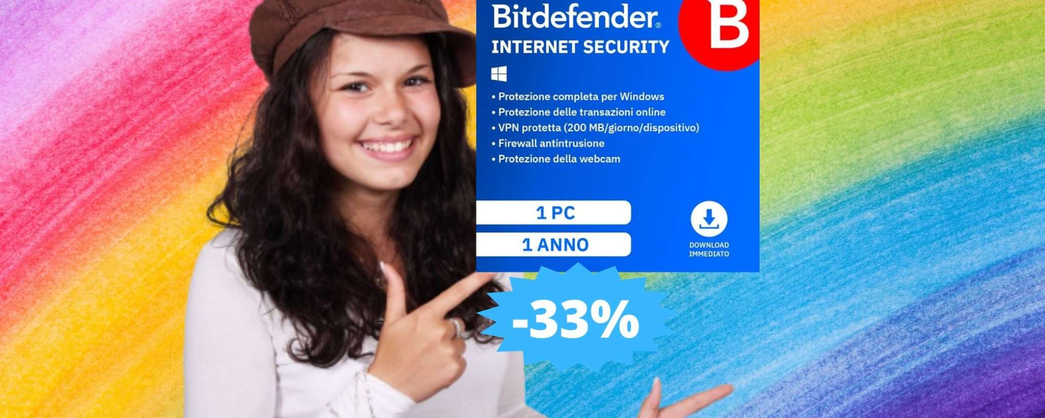 Bitdefender Internet Security 2023: MEGA sconto del 33%