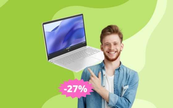 HP Chromebook 15a: SUPER sconto del 27% su Amazon